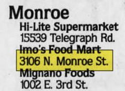 Nov 13 1989 ad Kids Biz Pizza and Play Center, Monroe